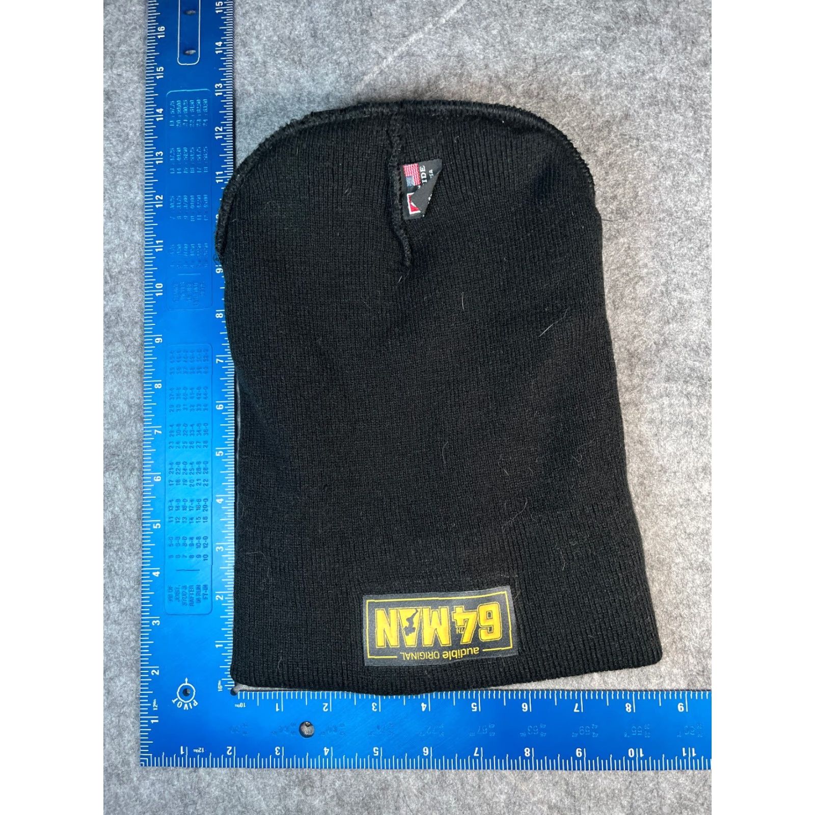 Vintage Bayside Beanie Hat One Size Black Knit 100% Acrylic Hip Hop Logo Unisex Adults Adult One Size Bayside Beanie Black Size ONE SIZE - 5 Thumbnail