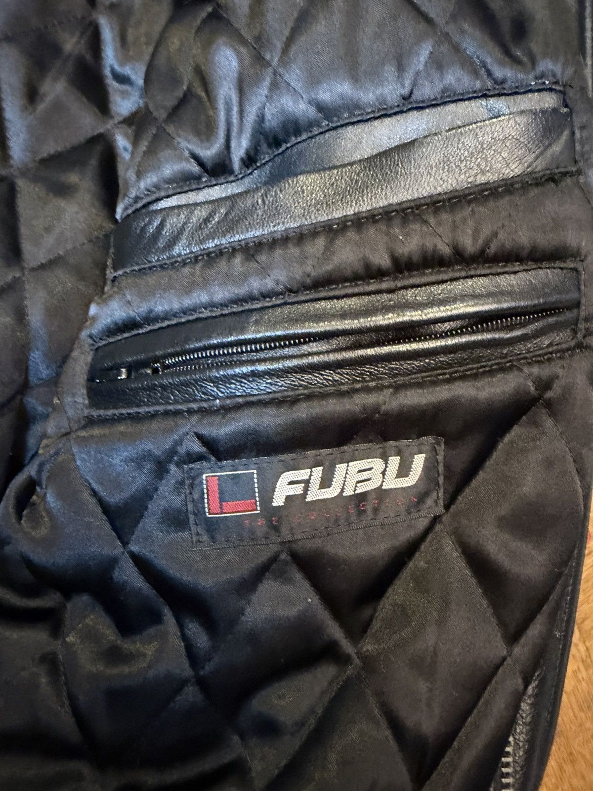 Fubu Vintage Fubu racing team leather jacket Size US XL / EU 56 / 4 - 12 Thumbnail