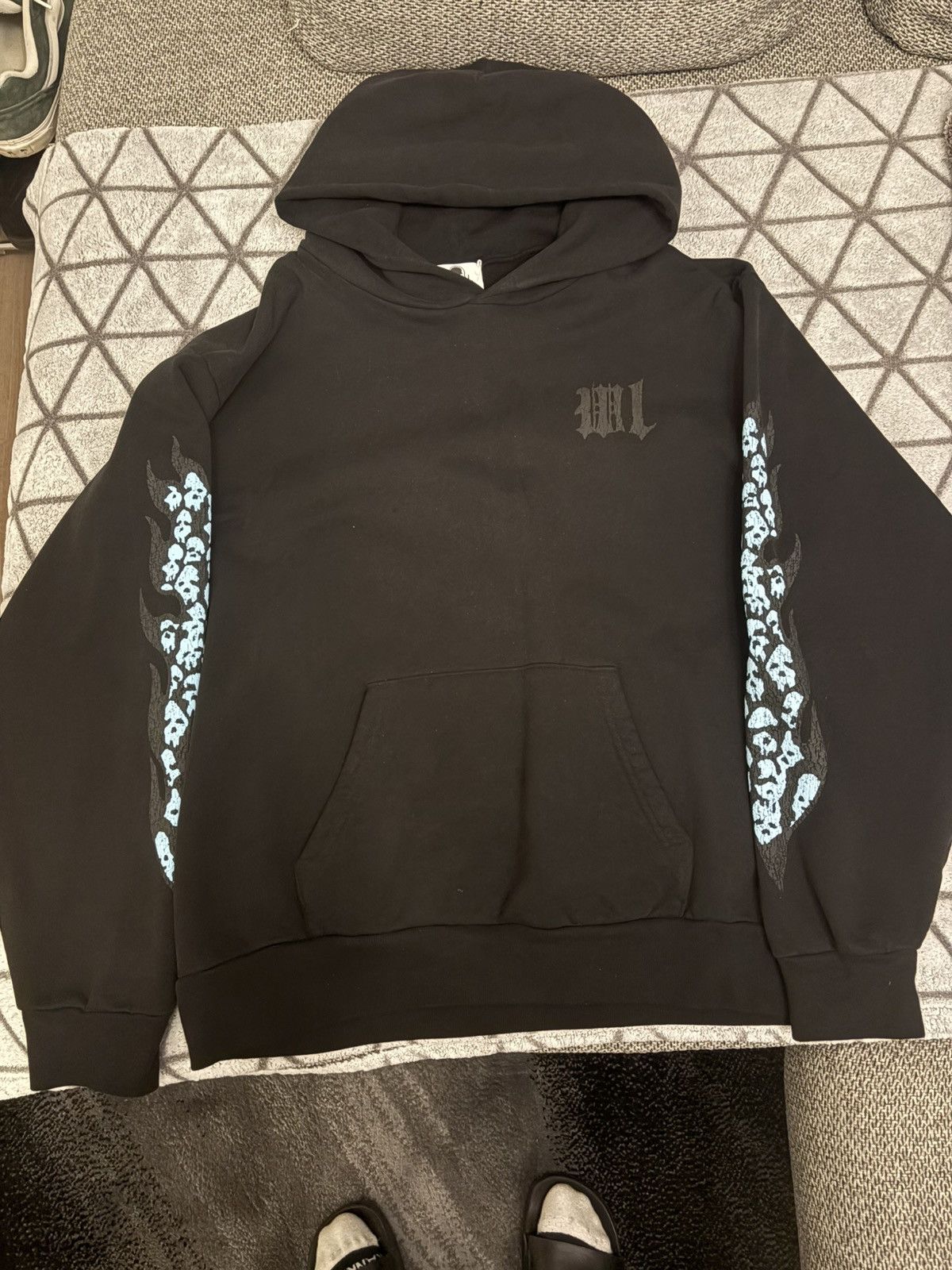 Warren Lotas CATACOMBS HOODIE - BLACK Size US L / EU 52-54 / 3 - 1 Thumbnail
