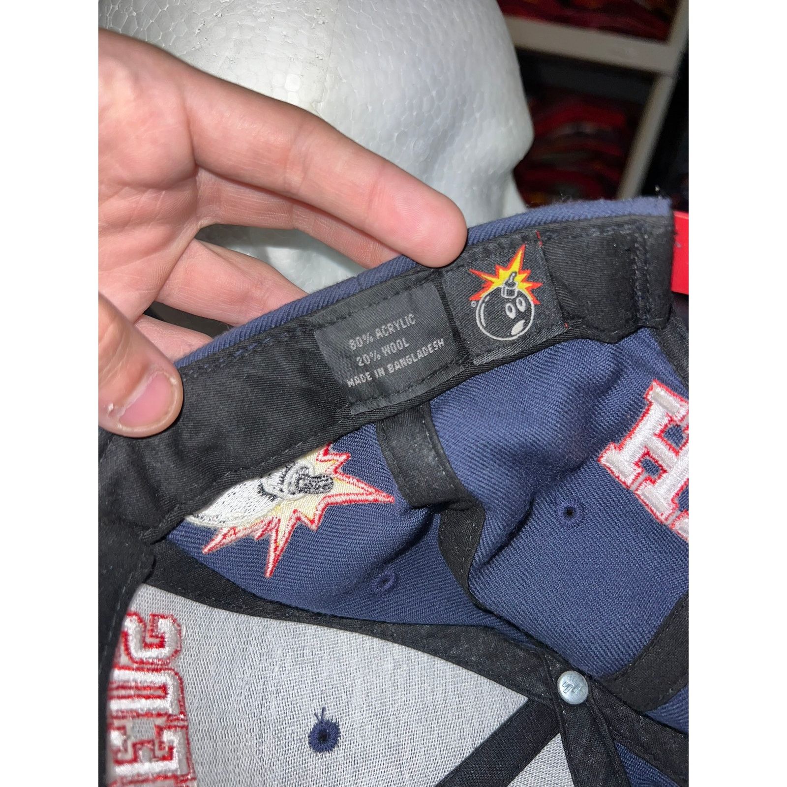 The Hundreds The Hundreds Hat LA Los Angeles Blue Huge Snapback Cap Size ONE SIZE - 7 Thumbnail