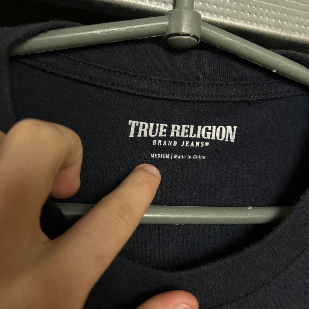 True Religion Mens True Religion big logo y2k streetwear japan tee Size US M / EU 48-50 / 2 - 5 Thumbnail