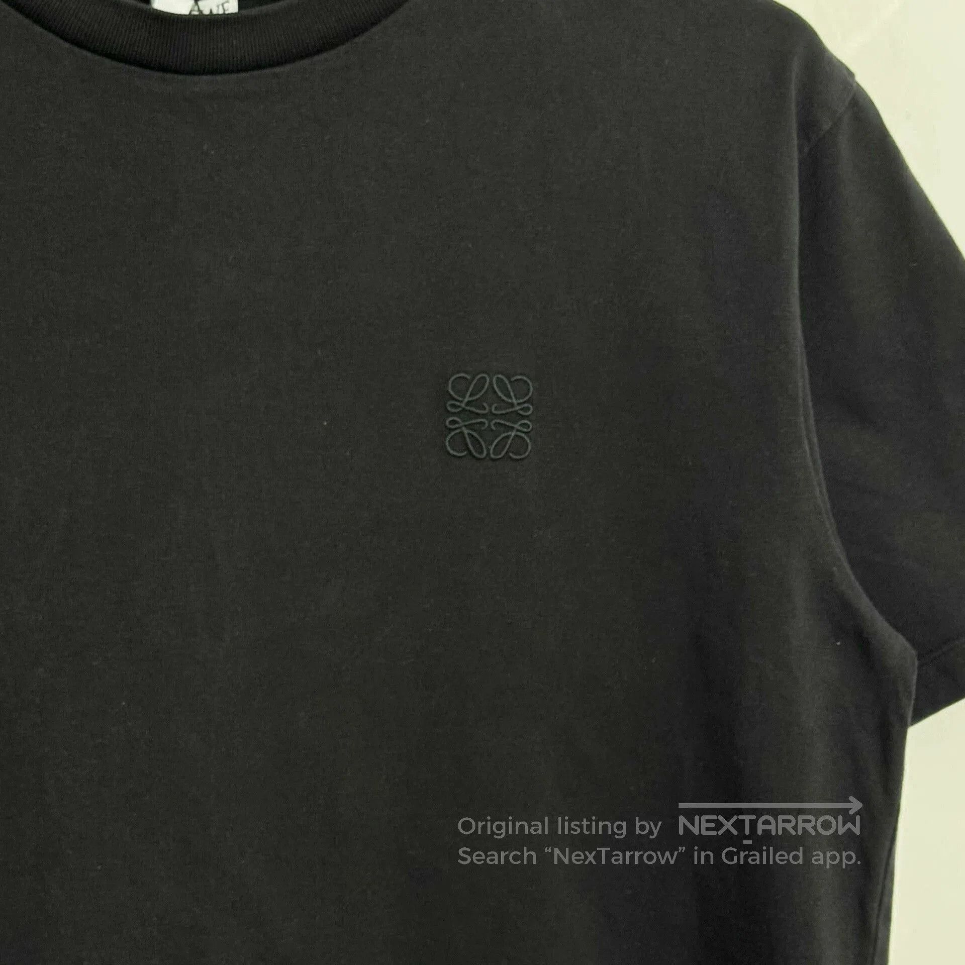 Loewe Loewe Black Embroidered Logo T-Shirt Size S. Size US S / EU 44-46 / 1 - 5 Thumbnail
