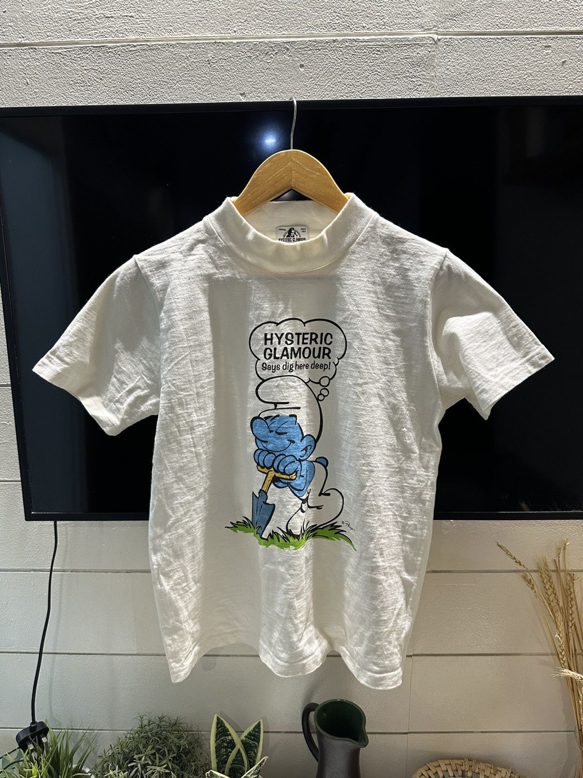 Hysteric Glamour SS16 Hysteric Glamour X Smurf Loopwheel Shirt Size US M / EU 48-50 / 2 - 9 Thumbnail