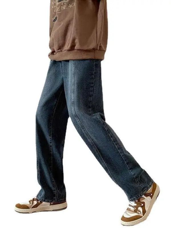 Japanese Brand × Jean Retro loose straight leg high street jeans Size US 32 / EU 48 - 4 Thumbnail