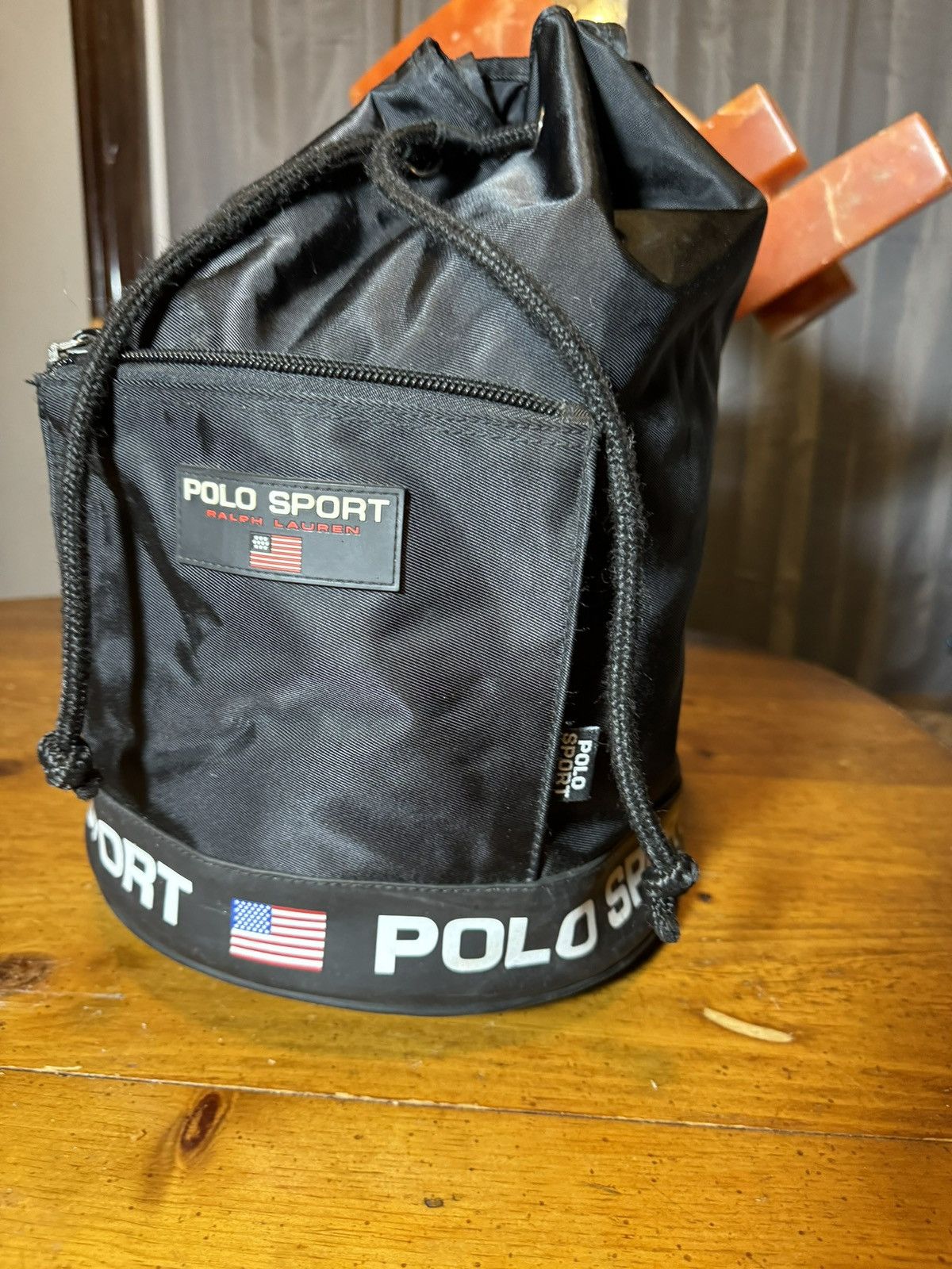 Polo Ralph Lauren × Vintage Vtg POLO SPORT RALPH LAUREN Duffle Bucket Bag Size ONE SIZE - 3 Thumbnail