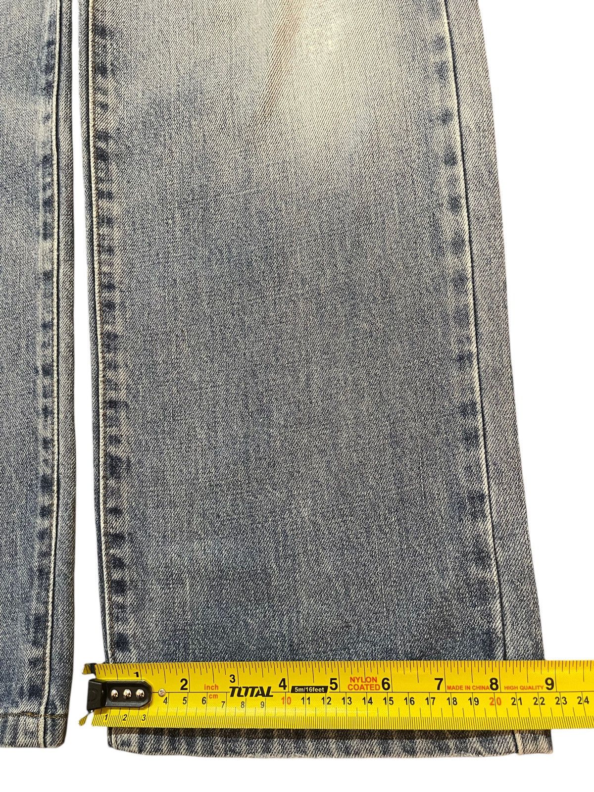 Edwin Vintage Edwin 405 Blue Wash Faded Distressed Baggy Jeans Size US 31 - 17 Thumbnail