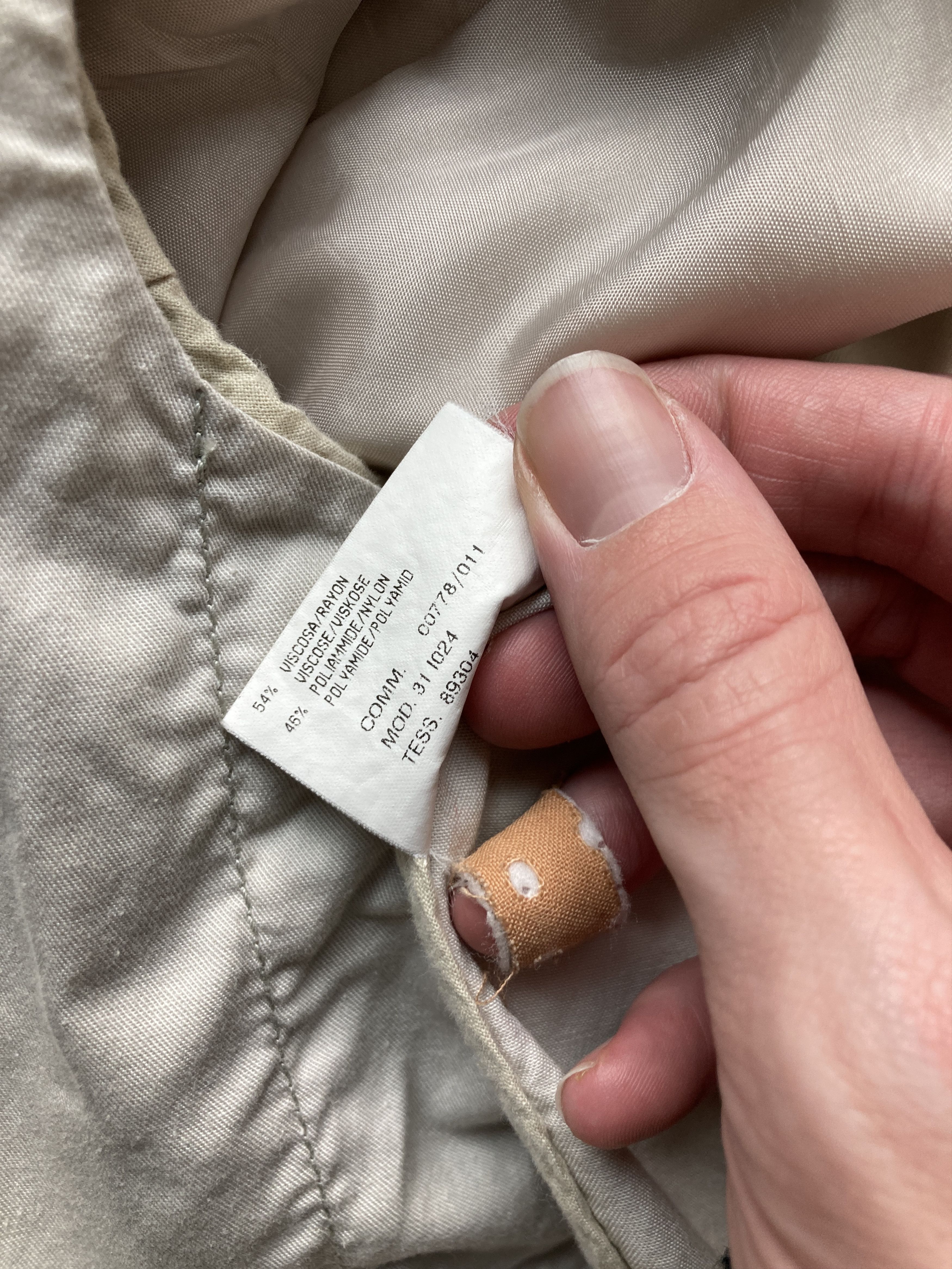 Maison Margiela SS2001 Archive Folded Trench Coat Size M / US 6-8 / IT 42-44 - 14 Thumbnail