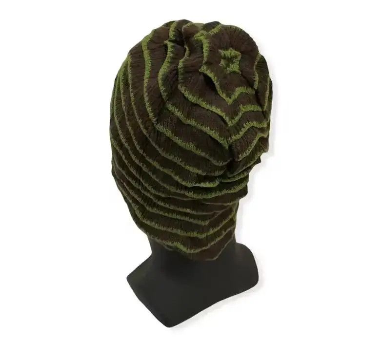 DKNY Vintage DKNY Patchwork Design beanie Size ONE SIZE - 4 Thumbnail