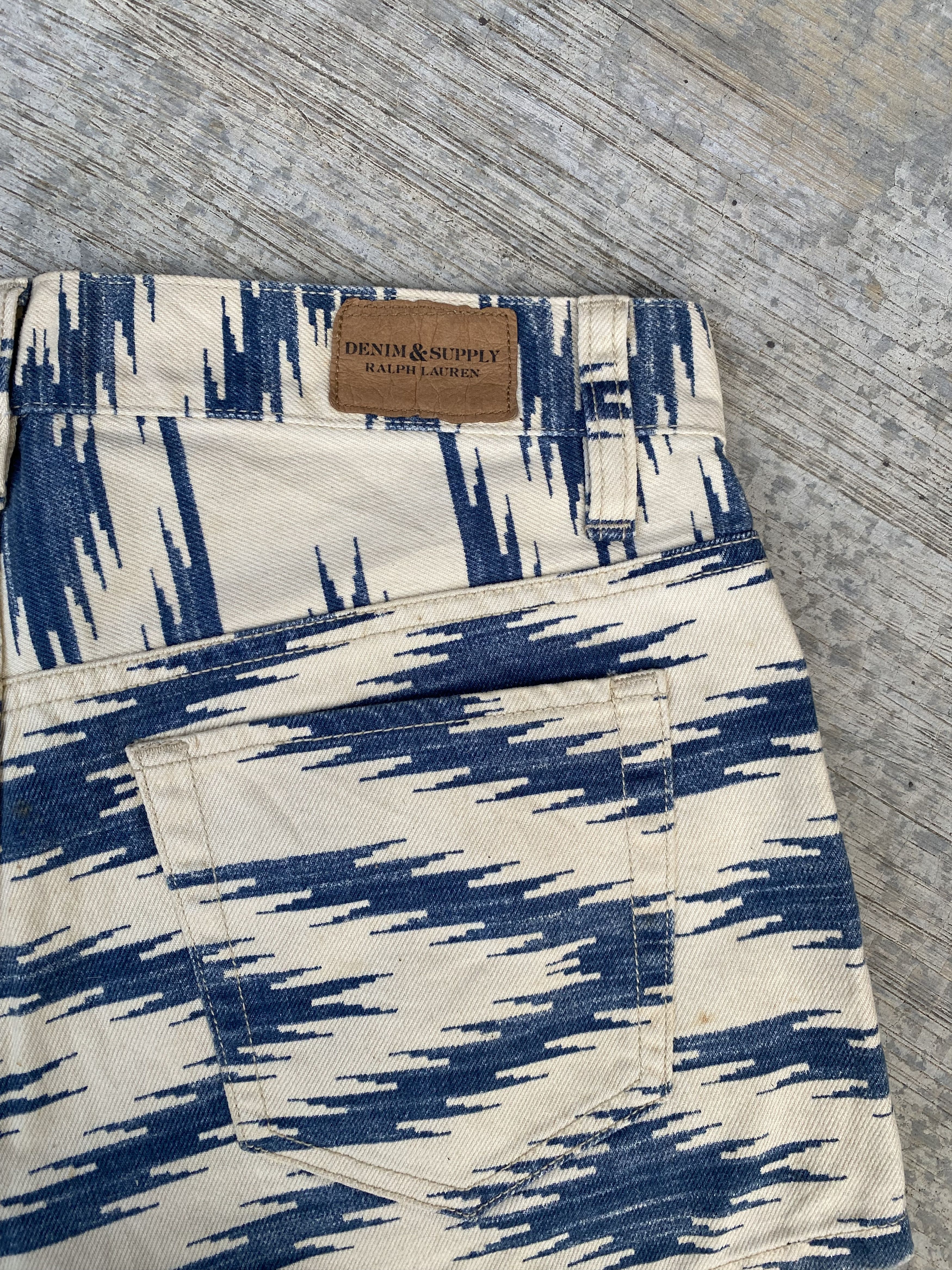 Denim & Supply Ralph Lauren Denim & Supply Ralph Lauren Aztec mini shorts jeans Size 28" / US 6 / IT 42 - 6 Thumbnail