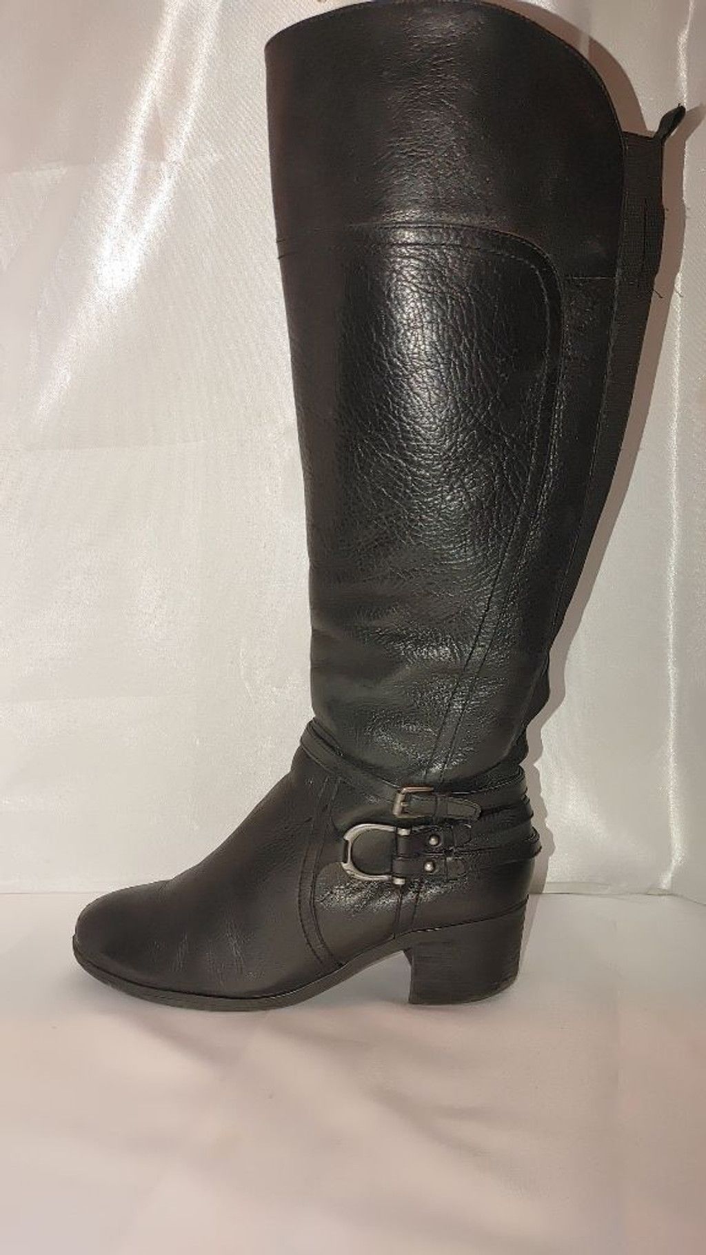 Marc Fisher Marc Fisher Kacee Leather Riding Boots Size 7.5M Size US 7.5 / IT 37.5 - 3 Thumbnail