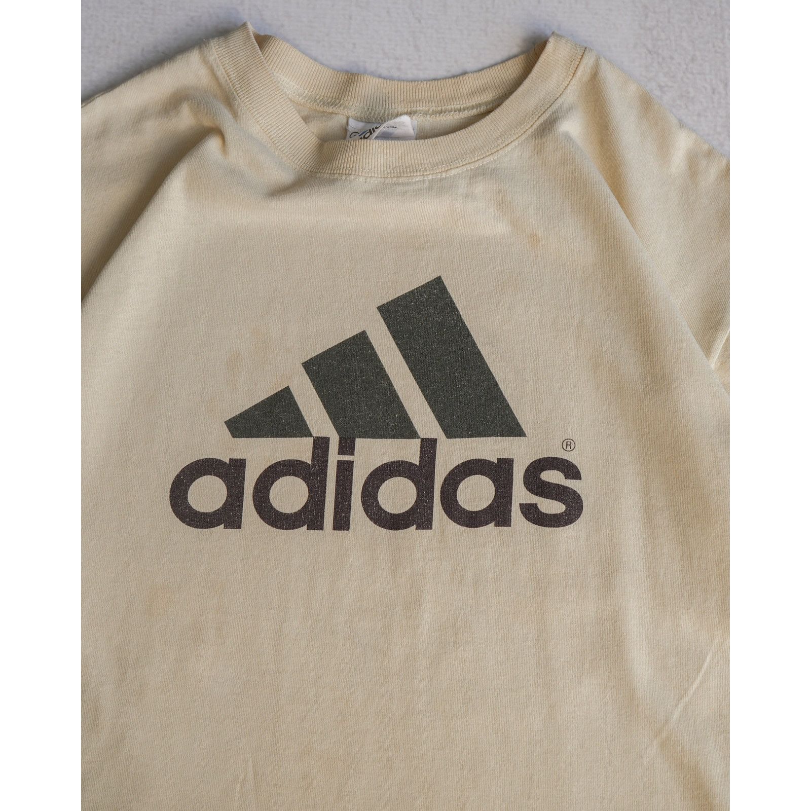 Adidas Vintage 90s Adidas Yellow Regular T-Shirt - Men's Medium Size US M / EU 48-50 / 2 - 4 Thumbnail