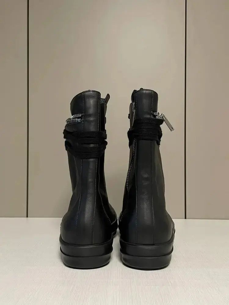 Rick Owens Sz 41 Rick Owens Triple Black High Pocket Cargo Sneaker-250 Size US 8 / EU 41 - 5 Thumbnail