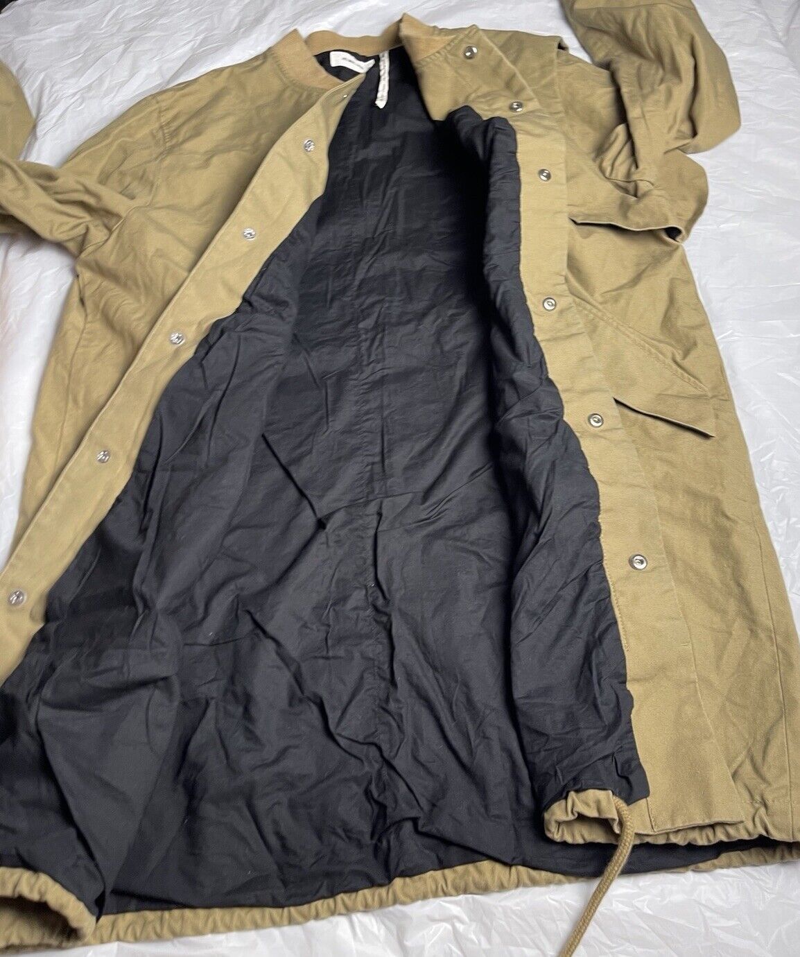 Helmut Lang Helmut Lang Men’s Long Coat Snap Button Jacket Size XL Size US XL / EU 56 / 4 - 8 Thumbnail