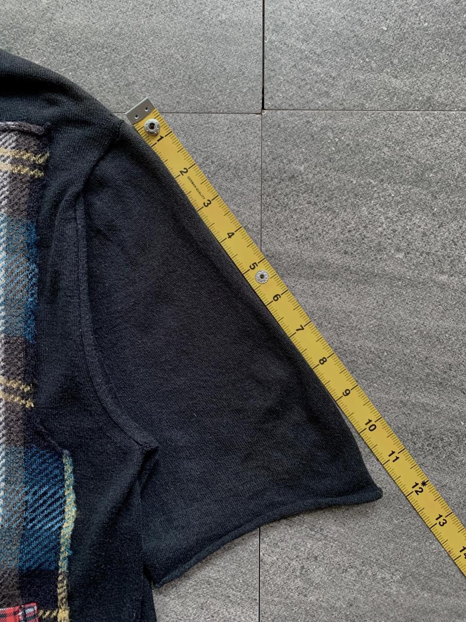 Comme des Garcons Homme Plus Patchwork Knit Tshirt Size US M / EU 48-50 / 2 - 13 Thumbnail