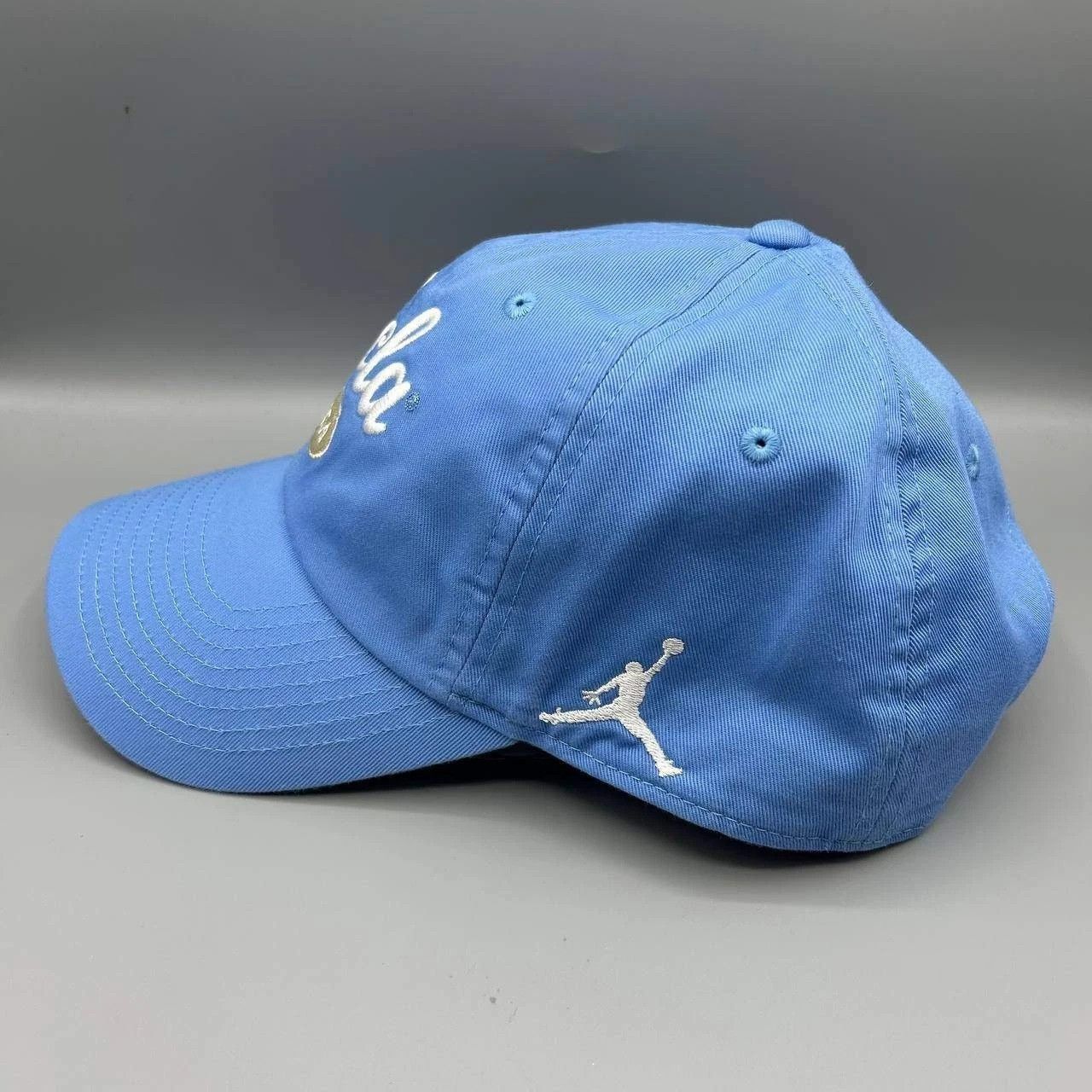 Jordan Brand UCLA Bruins x Air Jordan Club Hat M-L NCAA Strap Back Cotton Size ONE SIZE - 6 Thumbnail
