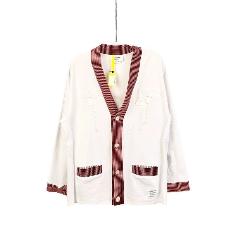 Thom Browne Thom Browne Eastern embroidery series cardigan Size US L / EU 52-54 / 3 - 1 Thumbnail
