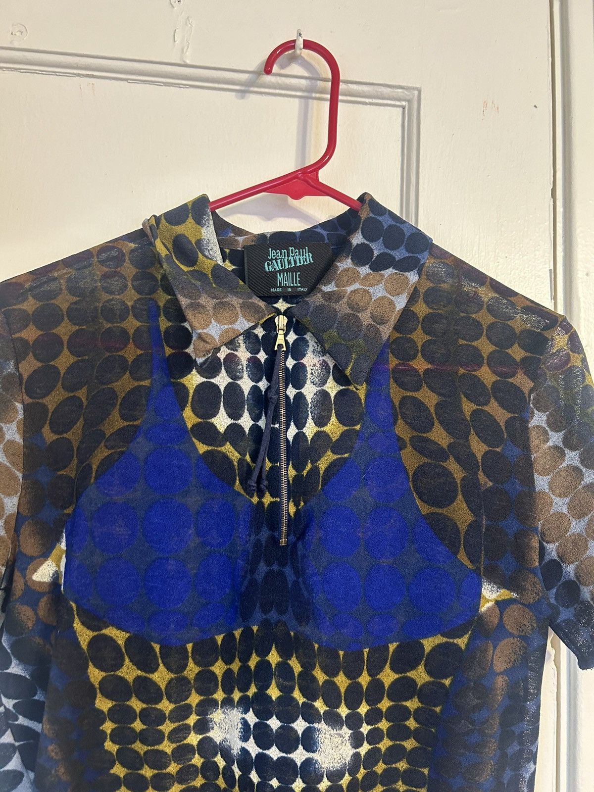 Jean Paul Gaultier Jean Paul gaultier 1995 mesh cyberdot polo Size US S / EU 44-46 / 1 - 2 Thumbnail