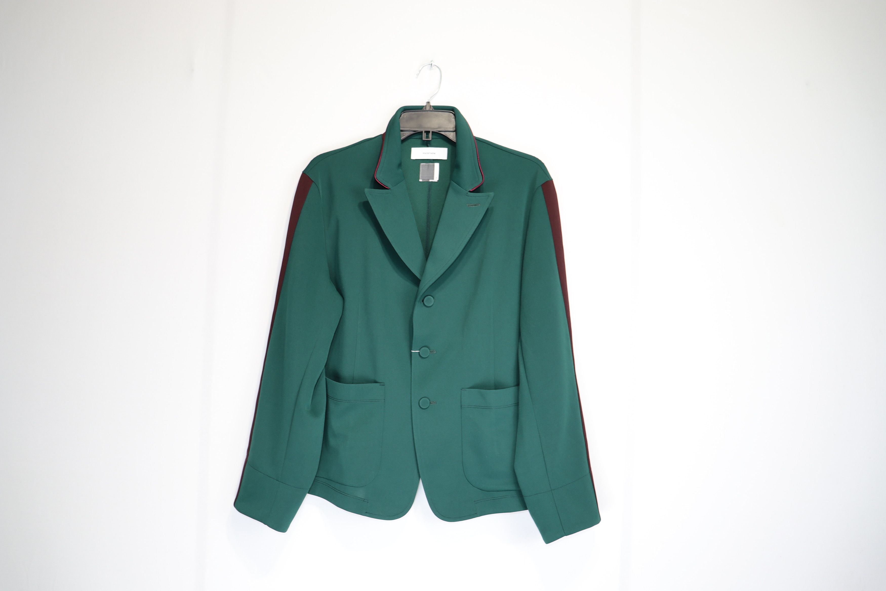 Facetasm o1rshd1 Techno Jersey Blazer in Green Size US L / EU 52-54 / 3 - 7 Thumbnail