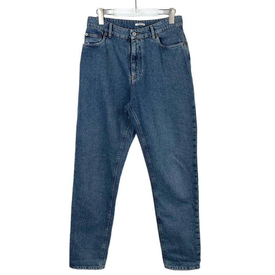 MiuMiu Icons High-Waisted Blue Denim Jeans Womens