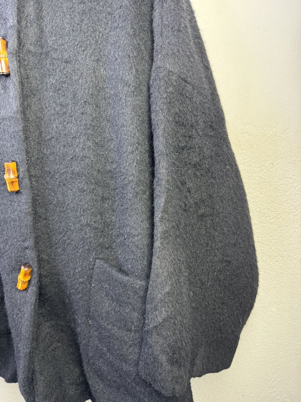 Gucci Vintage GUCCI MOHAIR BAMBOO JACKET Size US L / EU 52-54 / 3 - 6 Thumbnail