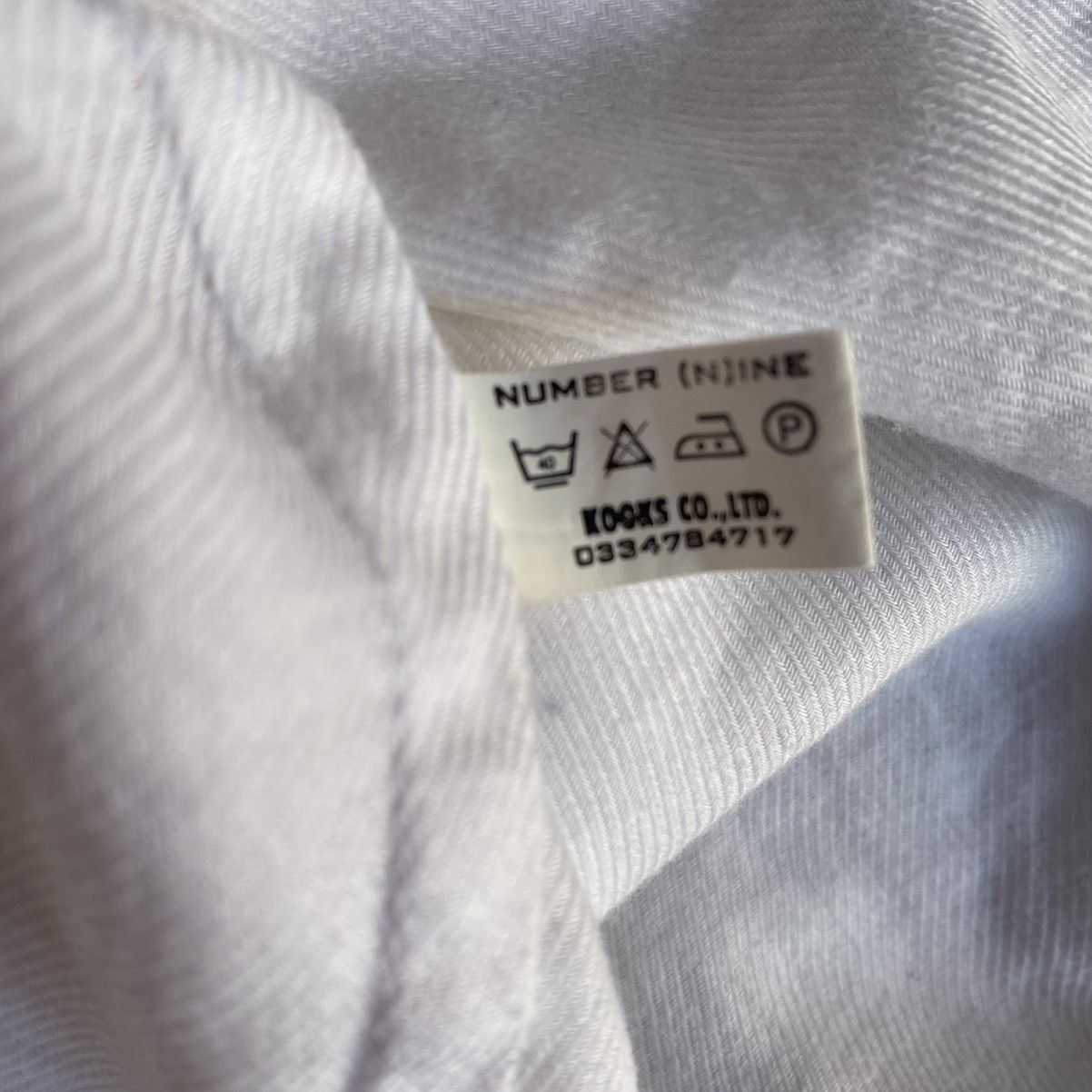 Number (N)ine Vintage Early 90’s Lambretta Logo Font Raw Hem Shirt Size US S / EU 44-46 / 1 - 5 Thumbnail