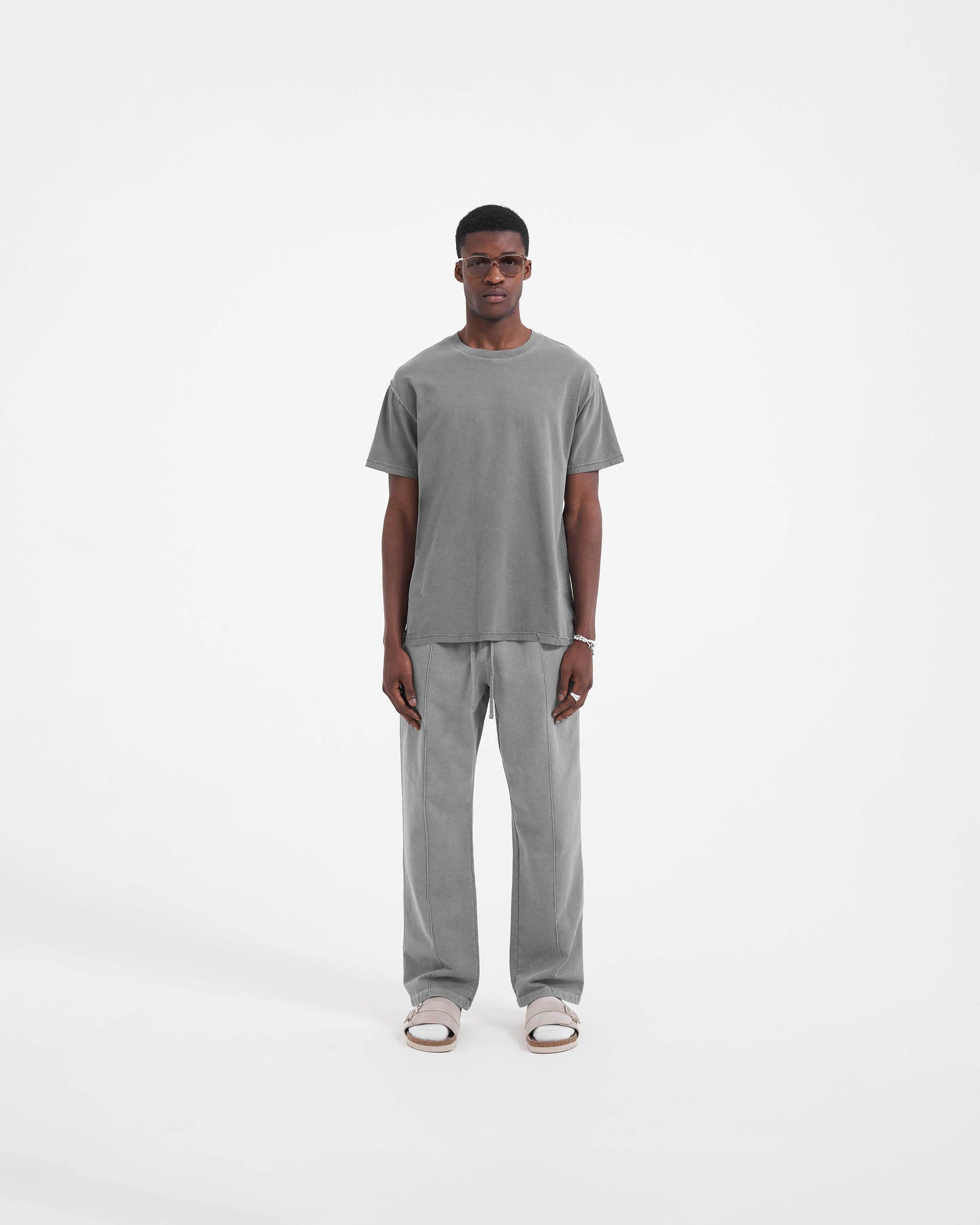 Represent Clo. Grey Initial Logo Oversized T-Shirt Size US L / EU 52-54 / 3 - 3 Thumbnail