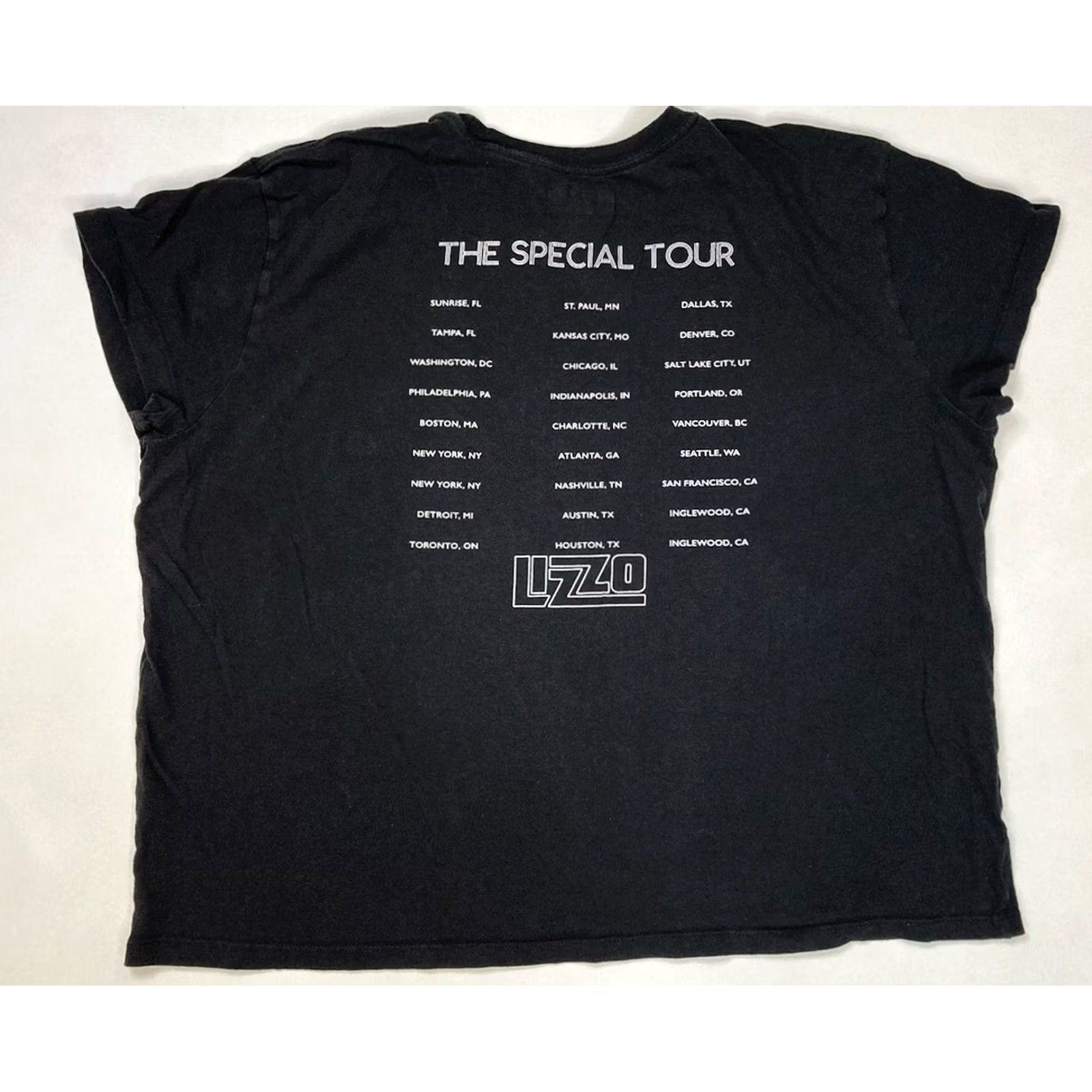 Rizzoli VINTAGE Lizzo The Special Tour Graphic T-shirt Women XXL Black Short Sleeve Size XXL / US 16-18 / IT 52-54 - 3 Thumbnail