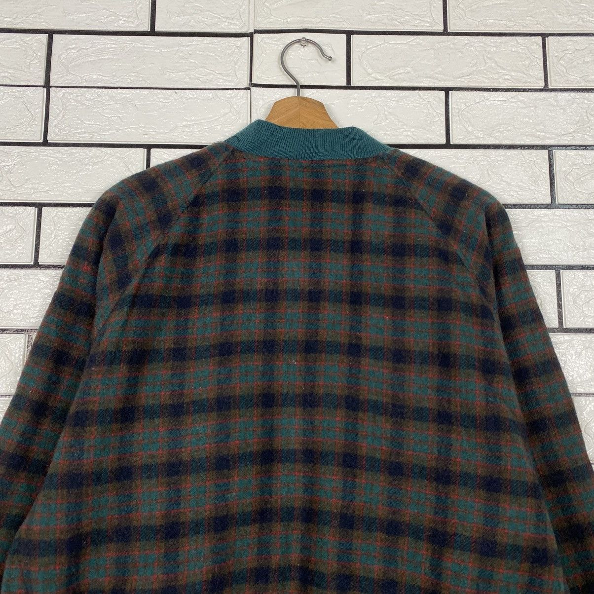 Japanese Brand 📌Vintage Bomber Jacket Wool Casabel Tartan Issey Miyake Size US M / EU 48-50 / 2 - 10 Thumbnail