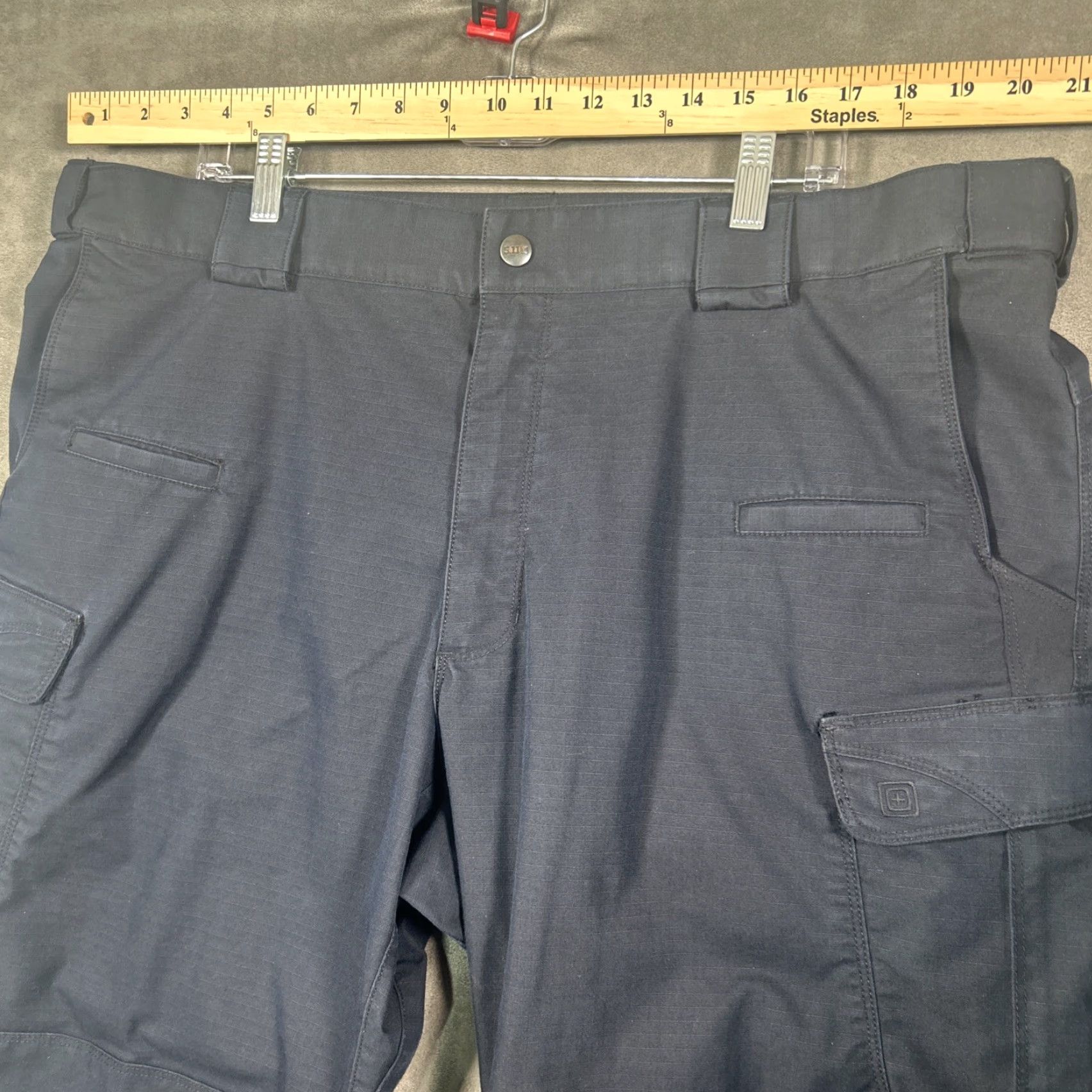 Vintage 5.11 Tactical Pants Mens 42x30 Navy Blue Stryke Cargo Ripstop Utility 74369-724 Size US 42 / EU 58 - 3 Thumbnail