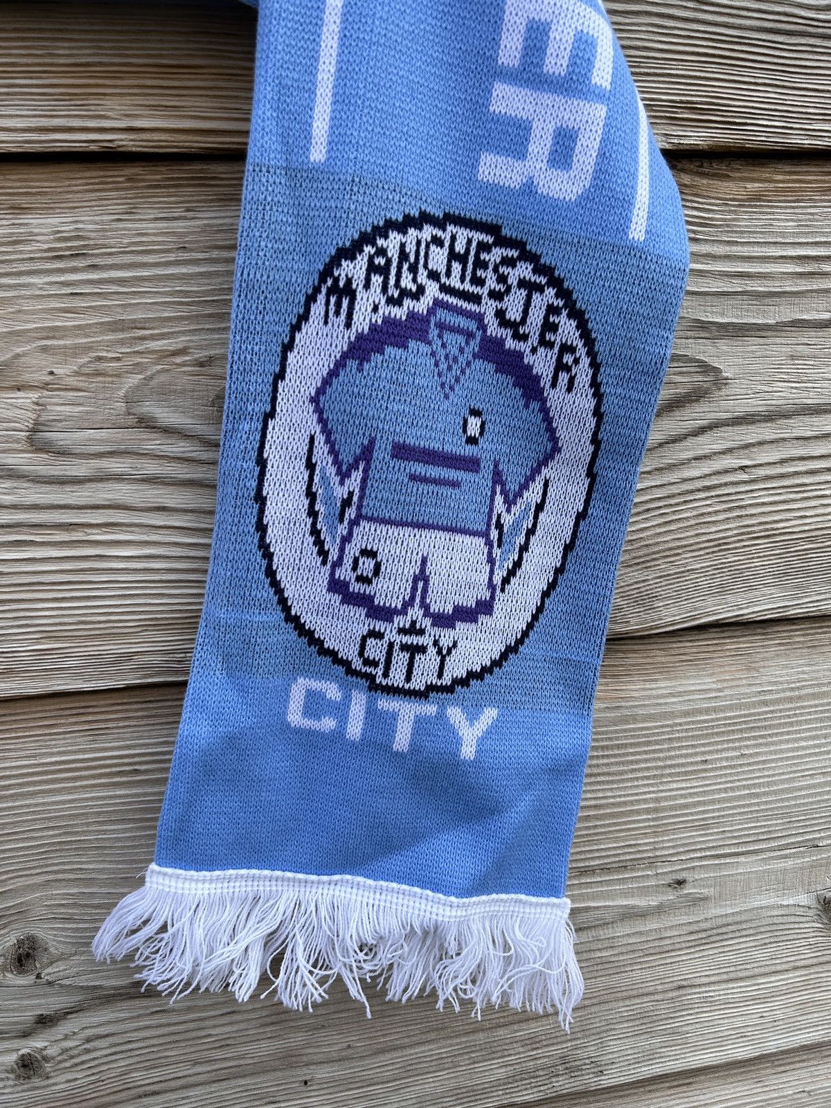 Vintage Manchester City vs Crystal Palace 2019 Premiership Scarf Size ONE SIZE - 2 Thumbnail
