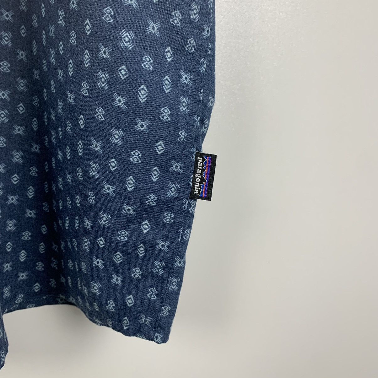 Patagonia Patagonia Geometric Shirt Organic Cotton Short Sleeve Blue Size US L / EU 52-54 / 3 - 10 Thumbnail