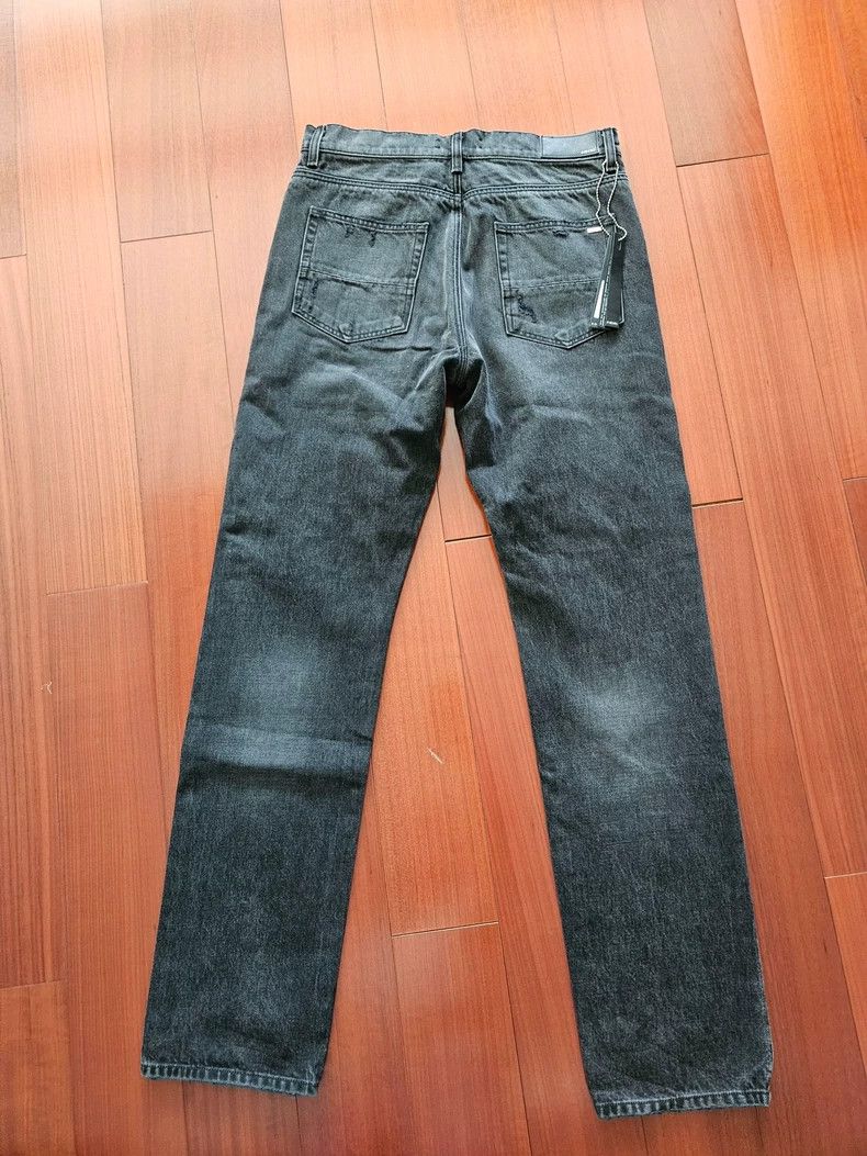 Amiri Amiri straight cut knife-slash vintage black denim Size US 32 / EU 48 - 2 Thumbnail