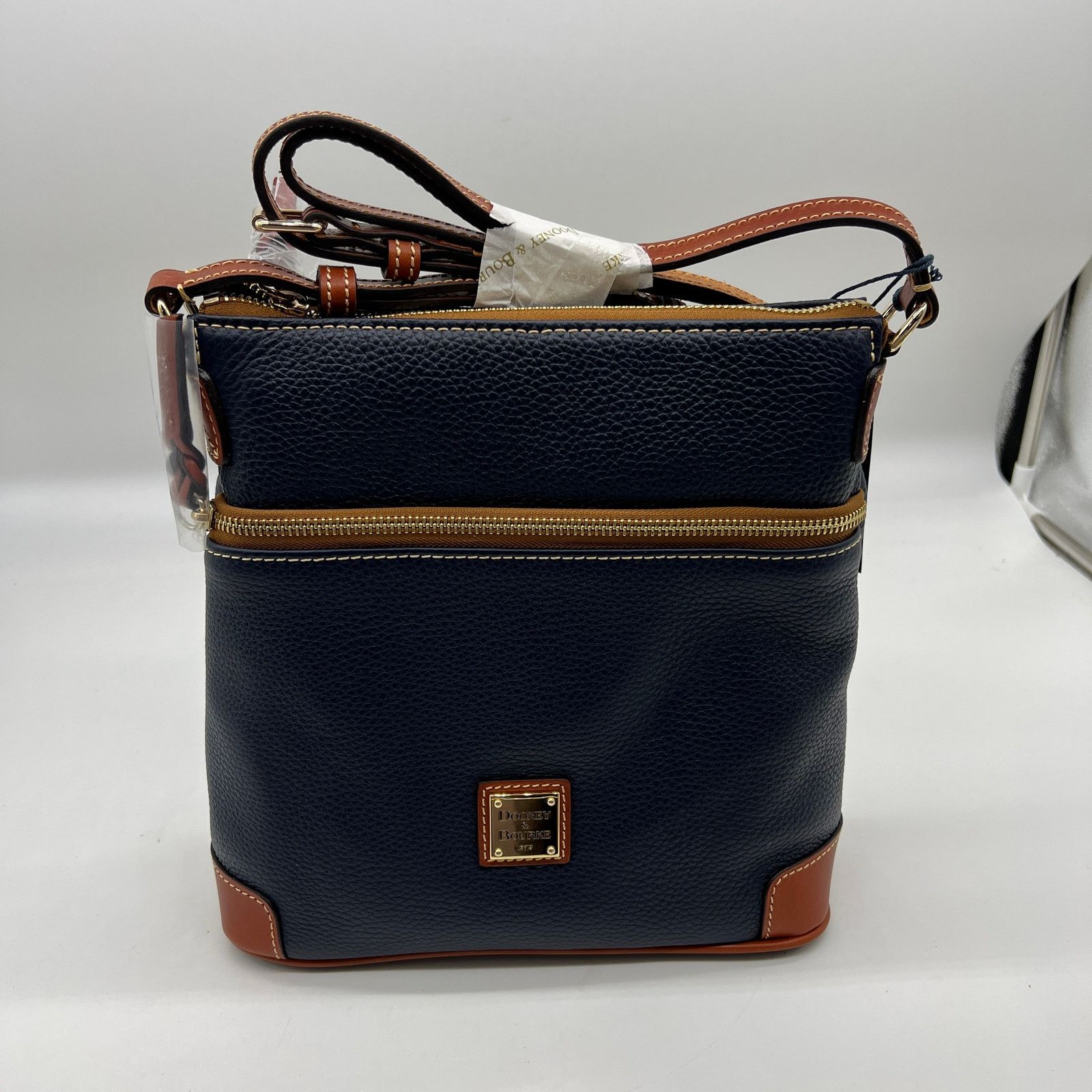 Dooney & Bourke Dooney & Bourke Pebble Leather Crossbody Bags Midnight Blue Size ONE SIZE - 11 Thumbnail