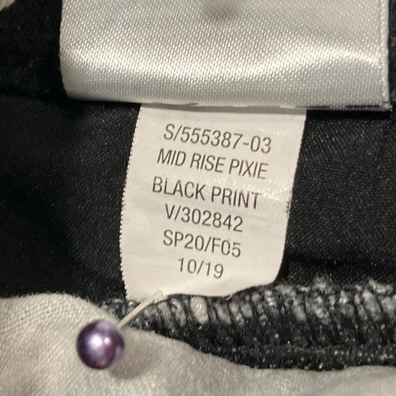 Old Navy Old Navy Black White Polka Dot Pixie Ankle Women Pants 12 Size 34" / US 12 / IT 48 - 5 Thumbnail