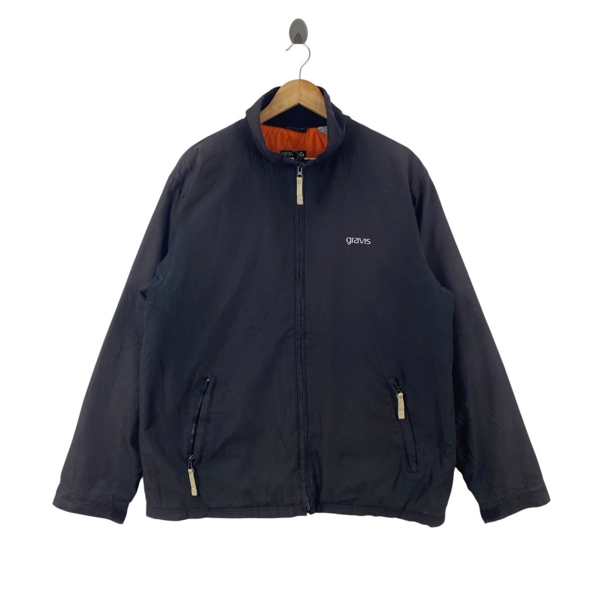 Gravis Vintage GRAVIS Full Zip Padded Jacket OrQuilted Lining Size US L / EU 52-54 / 3 - 4 Thumbnail