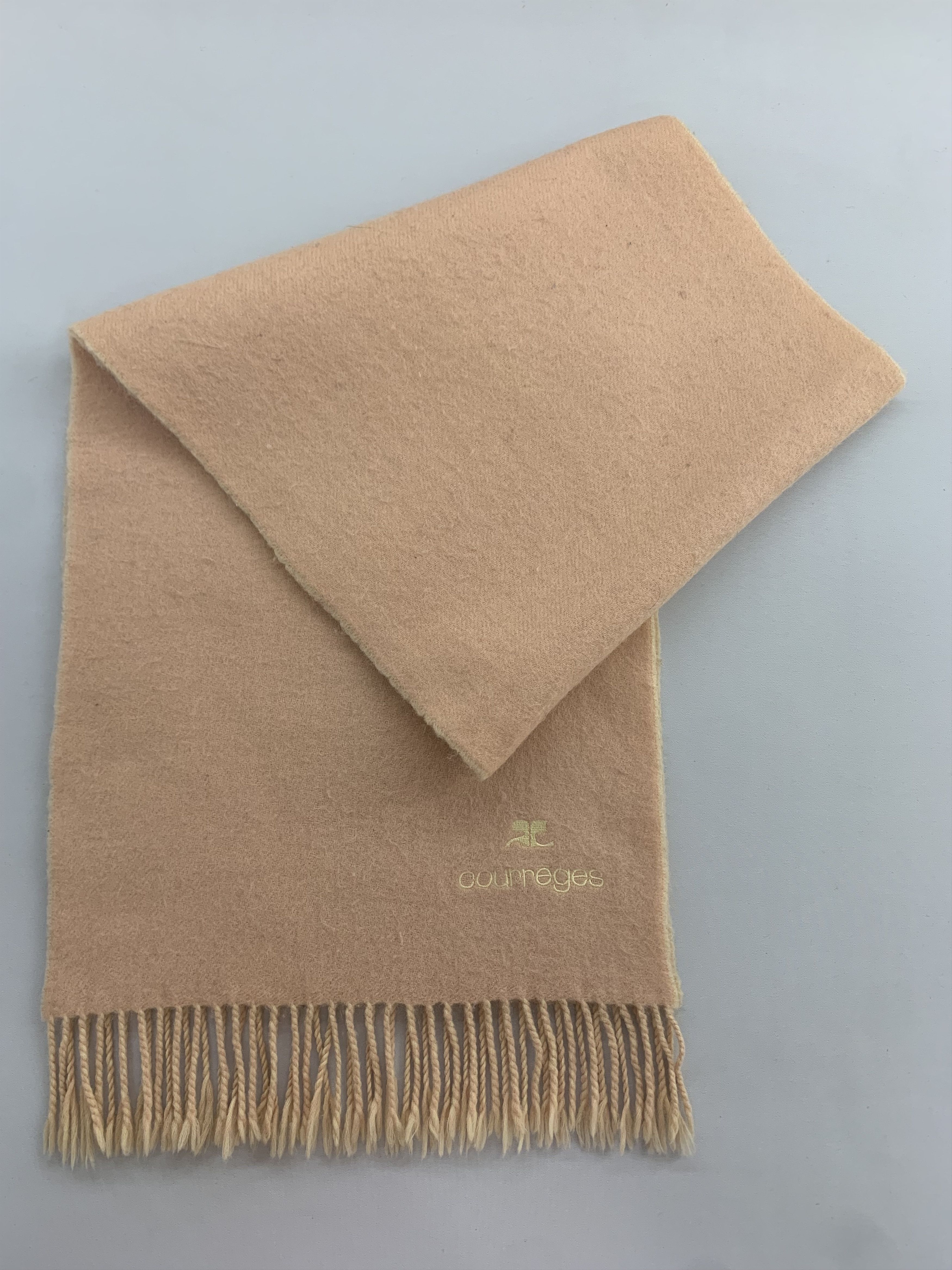 Courreges Courreges Scarf Wool Muffler Neck Wrap BL2104 Size ONE SIZE - 3 Thumbnail