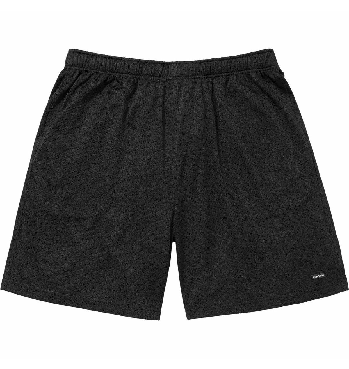 Supreme Supreme Small Box Baggy Mesh Shorts in a tiger-stripe
