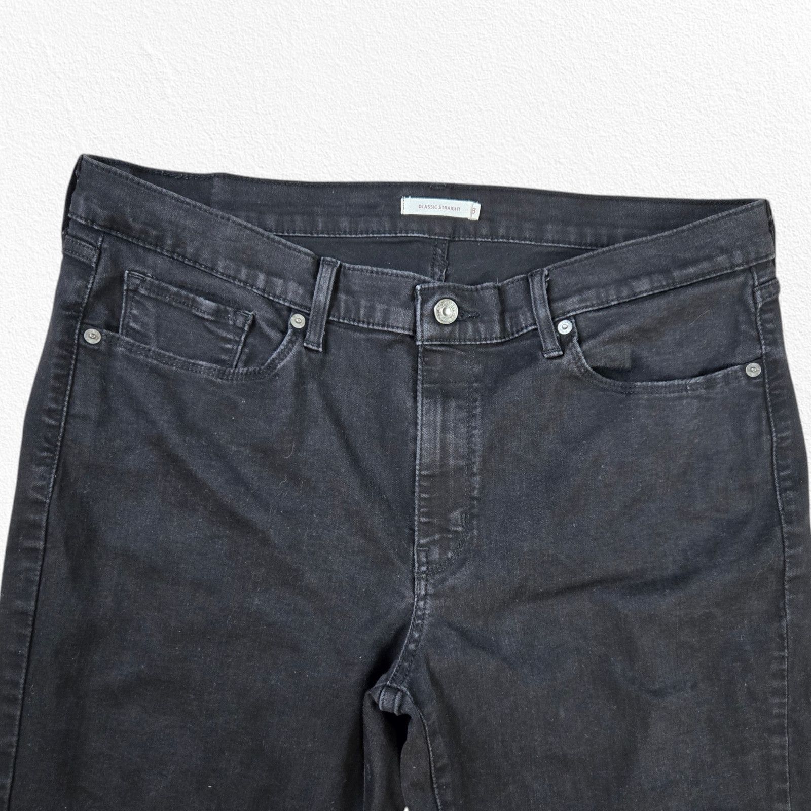 Levi's Levi's Black Classic Straight Jeans Size 18 S Size 40" / US 18 - 4 Thumbnail