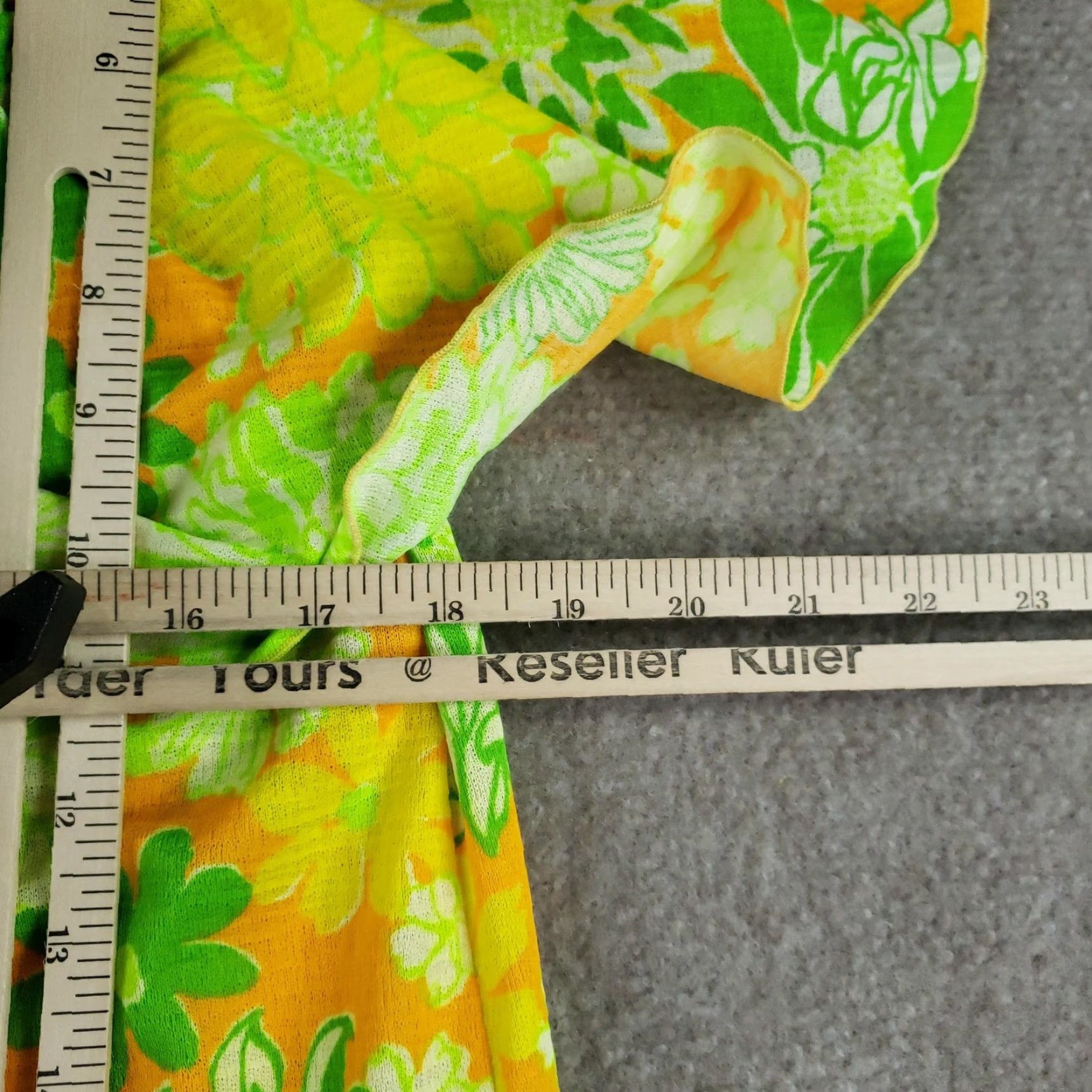 Lilly Pulitzer VINTAGE Lilly Pulitzer Maxi Dress Womens M Green The Lilly Off The Shoulder Sundress Size M / US 6-8 / IT 42-44 - 3 Thumbnail