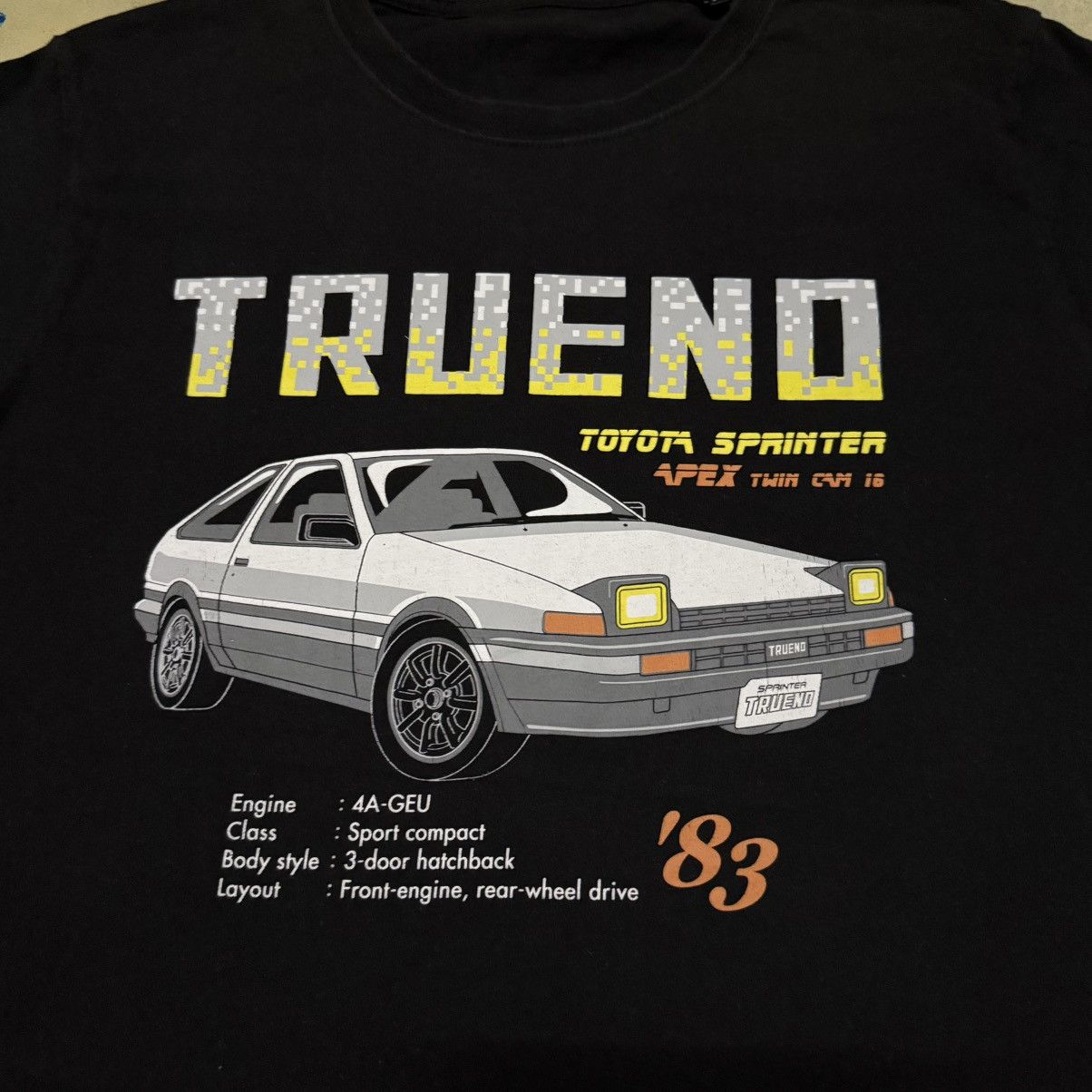 Vintage Vintage Trueno AE86 Big Logo Racing Shirt Size US XL / EU 56 / 4 - 2 Thumbnail