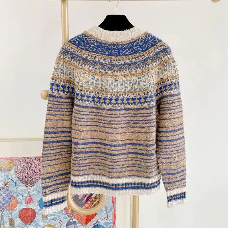 Chanel Chanel Wool Blend Striped Sweater for Women . Size S / US 4 / IT 40 - 2 Thumbnail