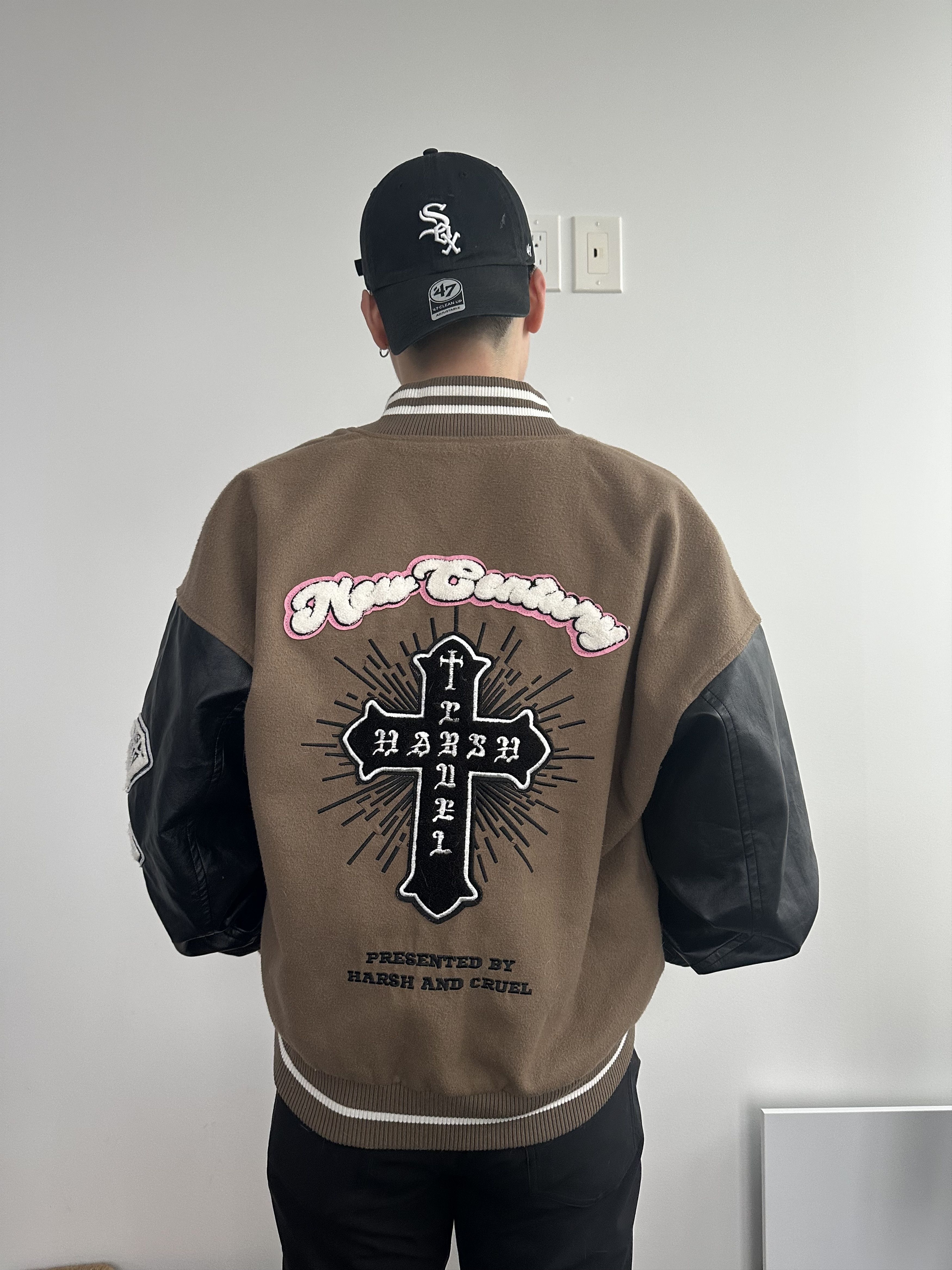 Harsh and Cruel New Century Embroidered Varsity Jacket Size US M / EU 48-50 / 2 - 3 Thumbnail