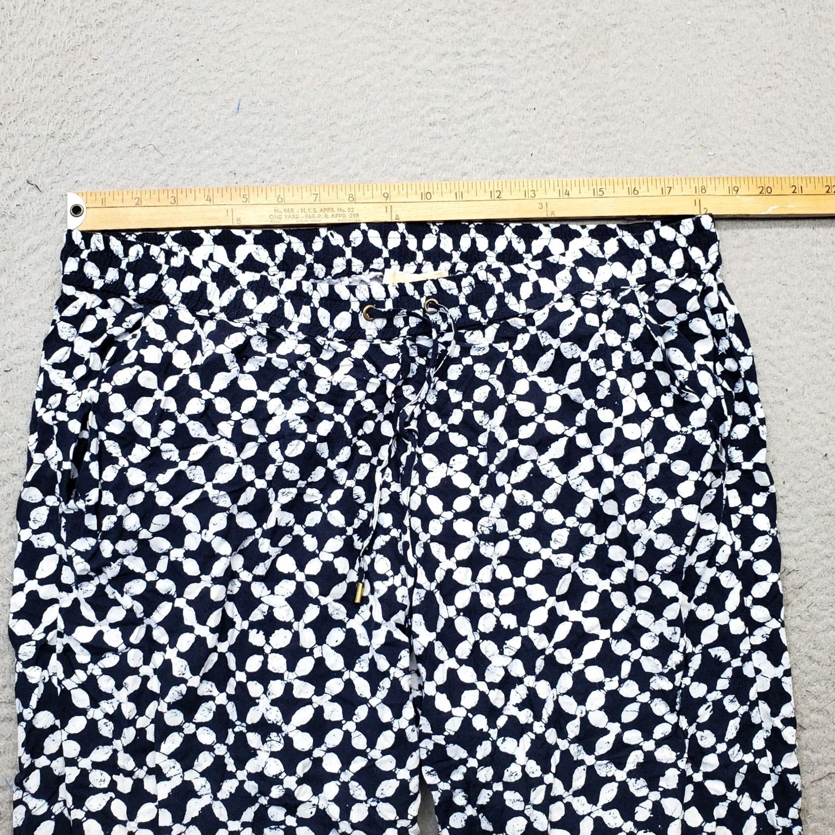 Michael Kors Michael Kors Pajama Pants Women Multicolor Geometric XL Drawstring Waist Size 40" / US 18 - 5 Thumbnail