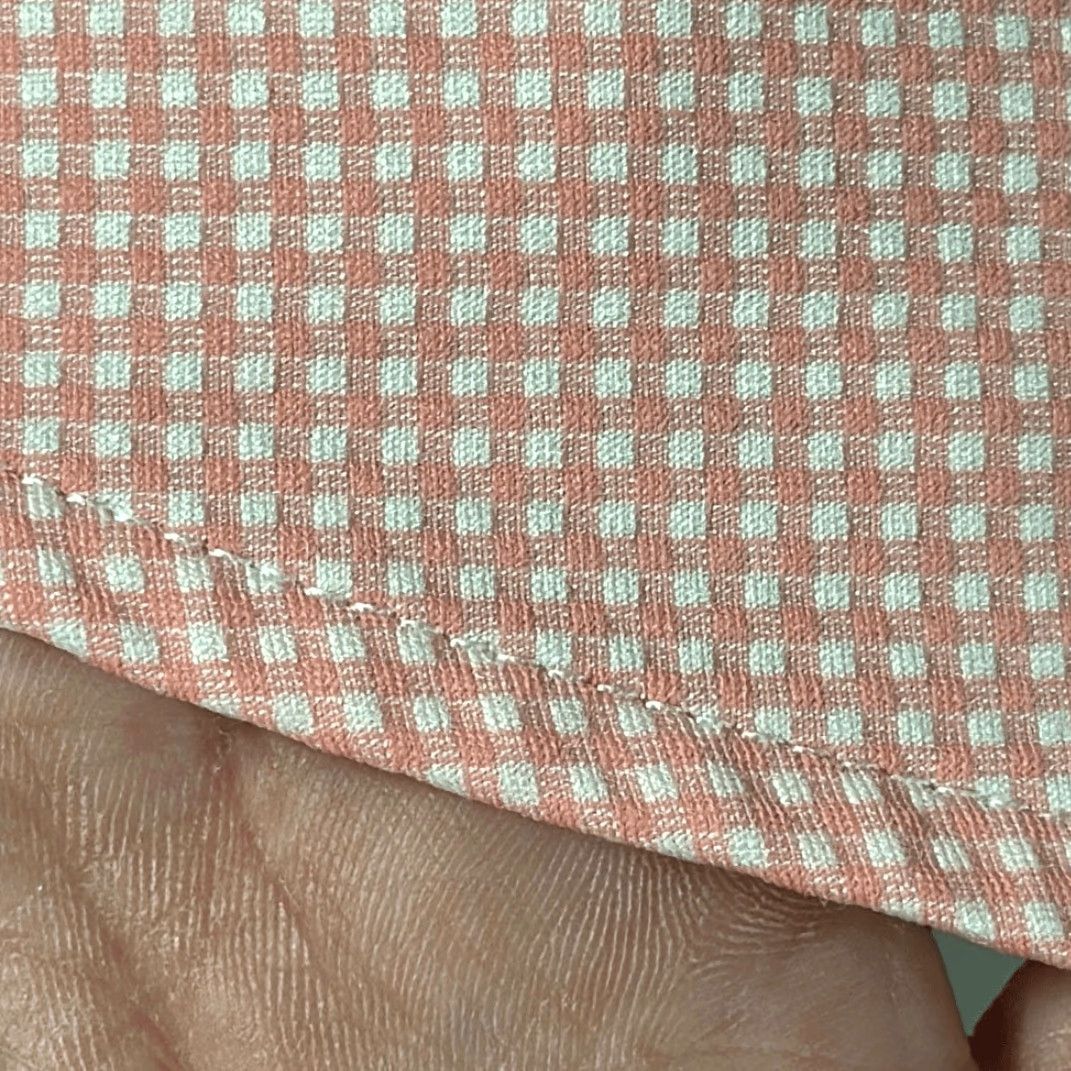 Mizzen+Main Mizzen+Main Pink White X Large Trim Fit Performance Shirt Long Sleeve Men XL Pink White Multicolor Colorful Shirt Mens Size US XL / EU 56 / 4 - 2 Thumbnail
