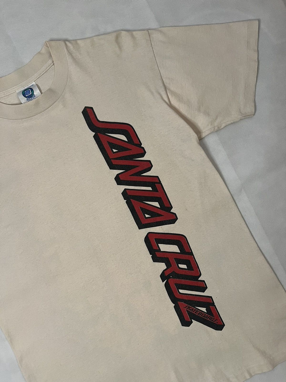 Hook-Ups Vintage 80's Santa Cruz Skateboard Speed Wheels Tshirt Size US M / EU 48-50 / 2 - 3 Thumbnail