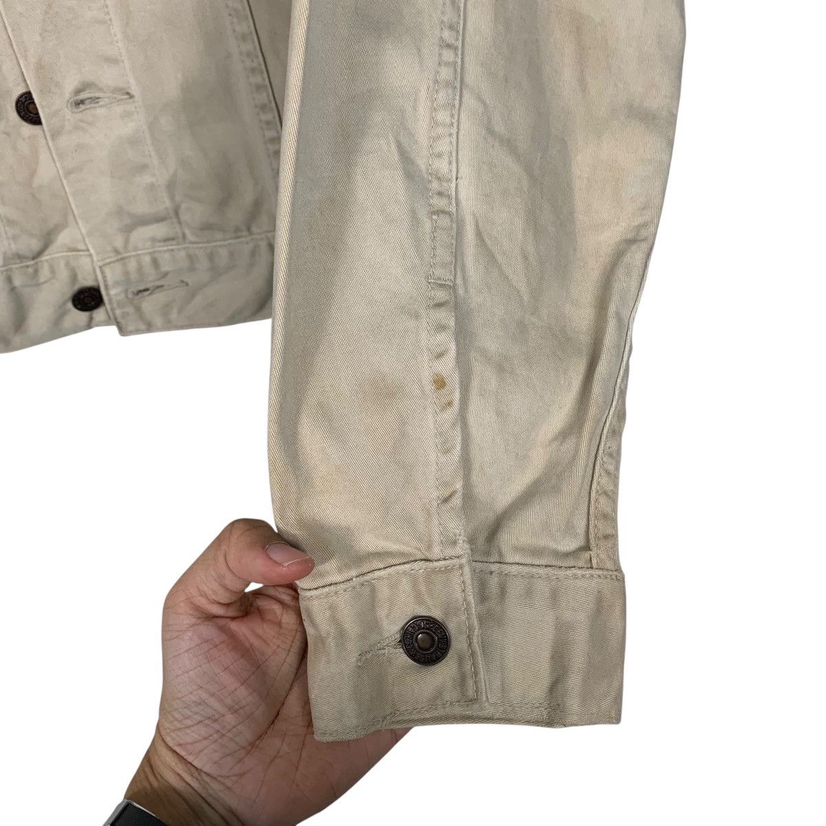 Levi's White Levis Trucker Jacket Size US S / EU 44-46 / 1 - 13 Thumbnail