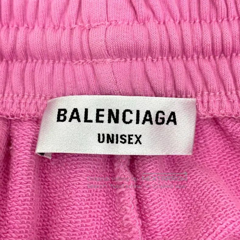 Balenciaga Balenciaga size S Pink Logo Embroidered Cotton Drawstring Size US 27 - 5 Thumbnail