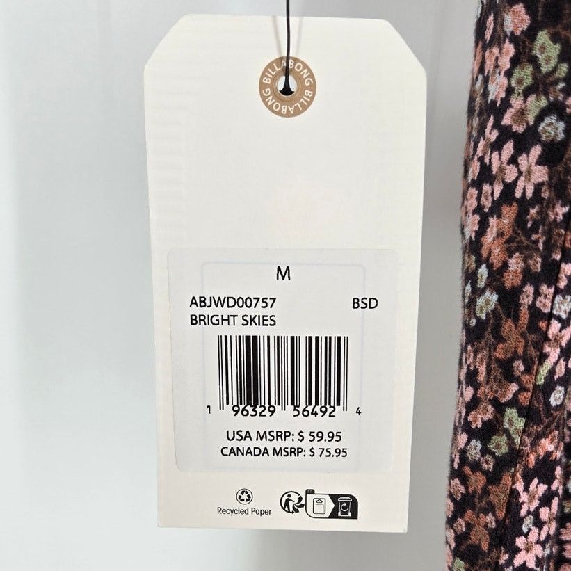 Billabong NWT Billabong Bright Skies Mini Dress Floral in Size M Size M / US 6-8 / IT 42-44 - 6 Thumbnail