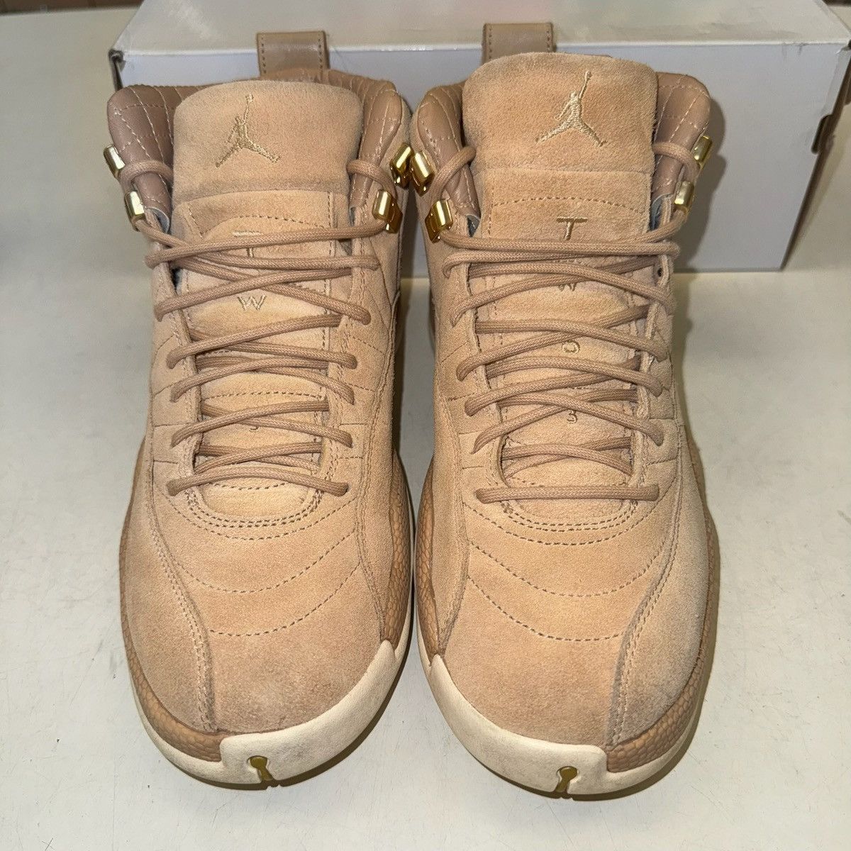 Jordan Brand Size 9W (7.5M) - Air Jordan 12 Retro Vachetta Tan W Size US 9 / IT 39 - 4 Thumbnail