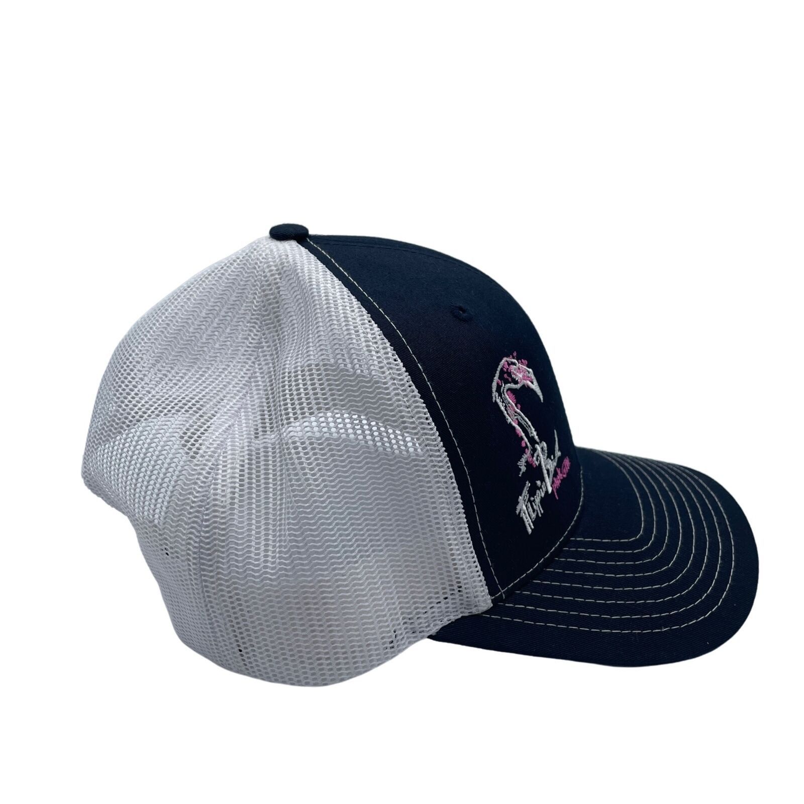 Richardson Flippin Bird Pink Gin Scofflaw Brewing Trucker Hat Snapback Size ONE SIZE - 4 Thumbnail